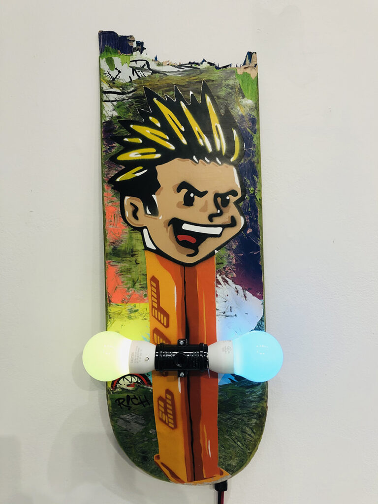 less than jake evo kid skateboard light