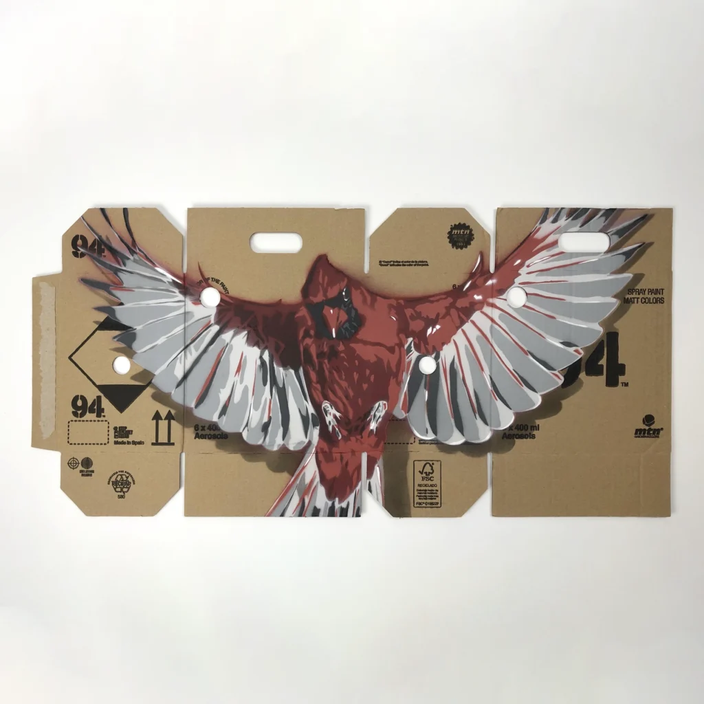 Cardinal (Male) on Mtn 94 Box