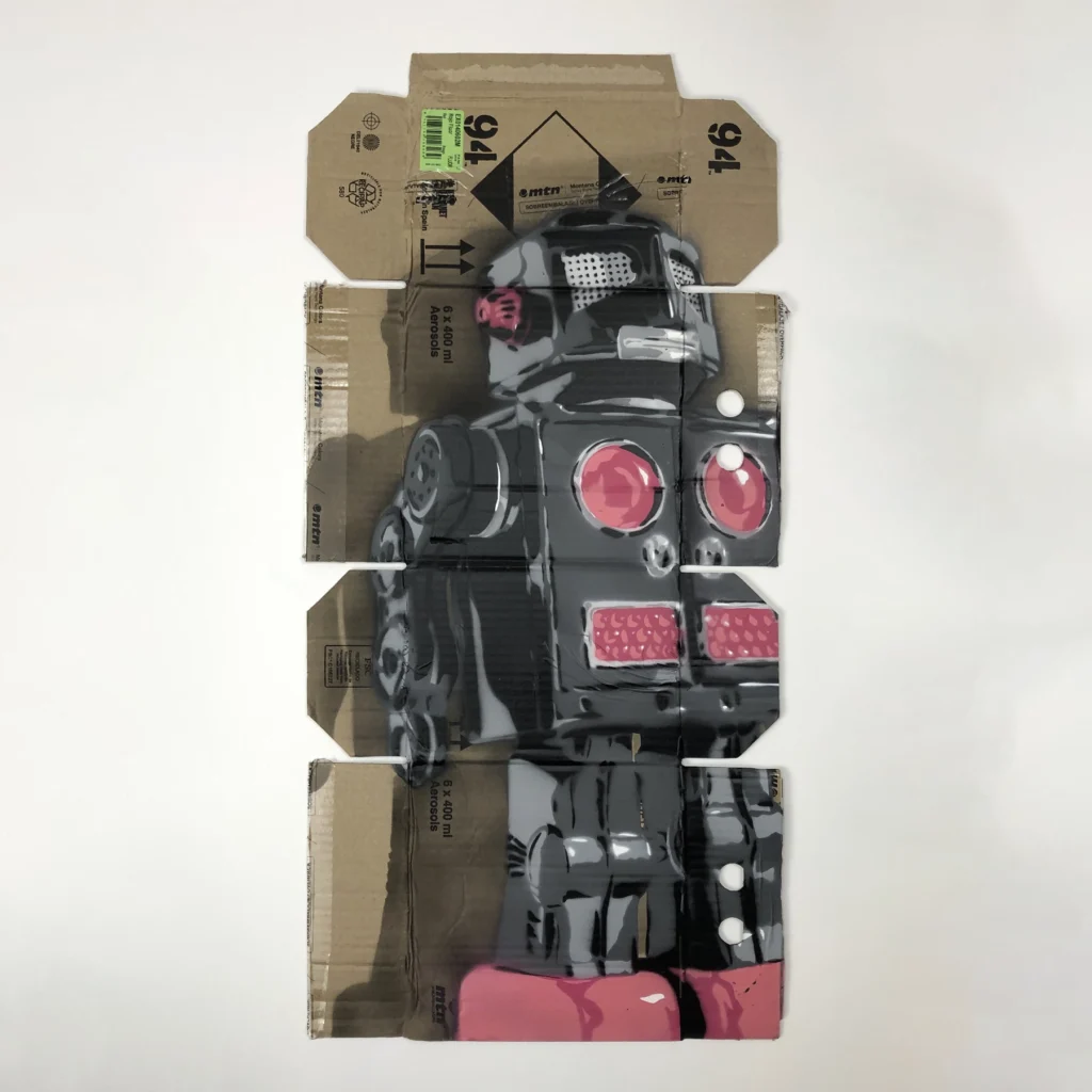 Toy Robot (Pink) on Mtn 94